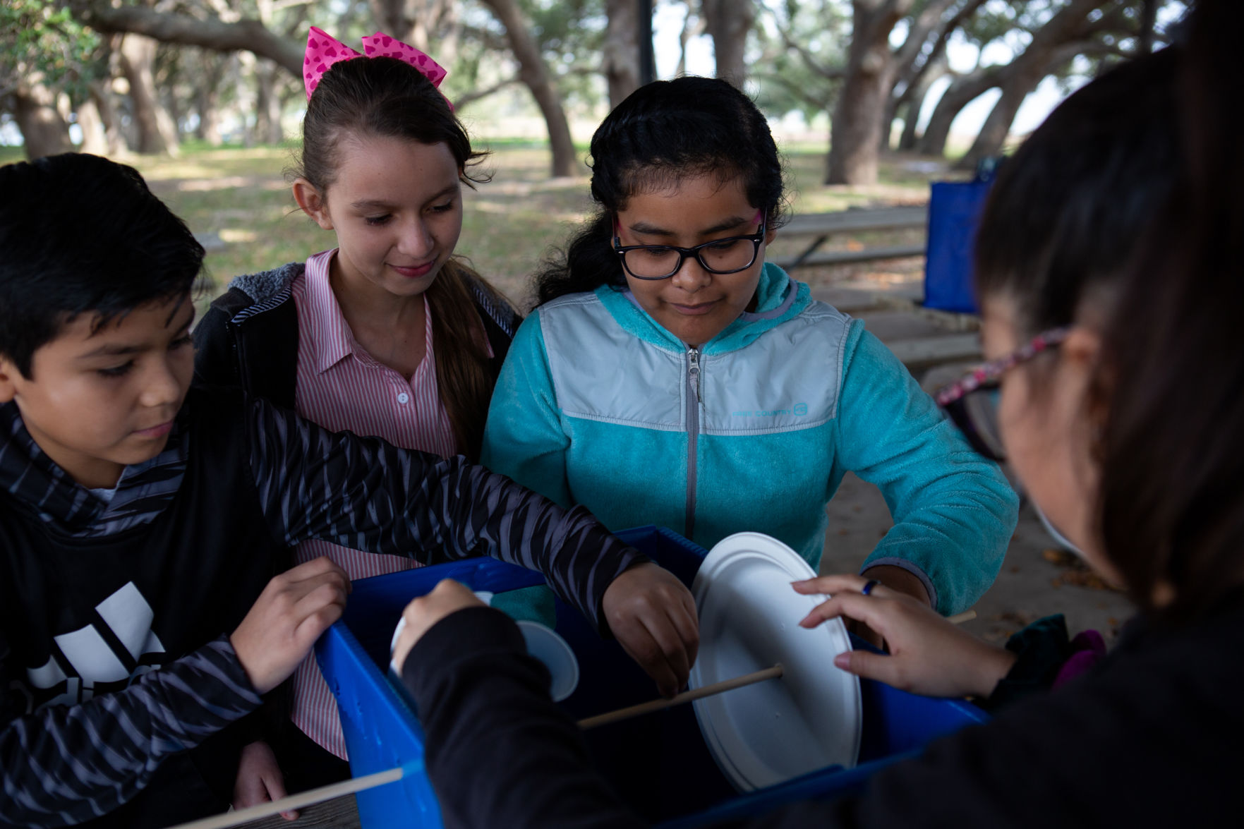 Students get hands-on environmental learning experience at Coleto Creek